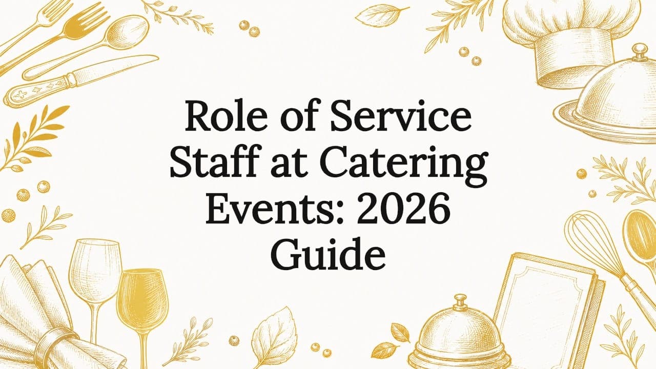 Role of Service Staff at Catering Events: 2026 Guide