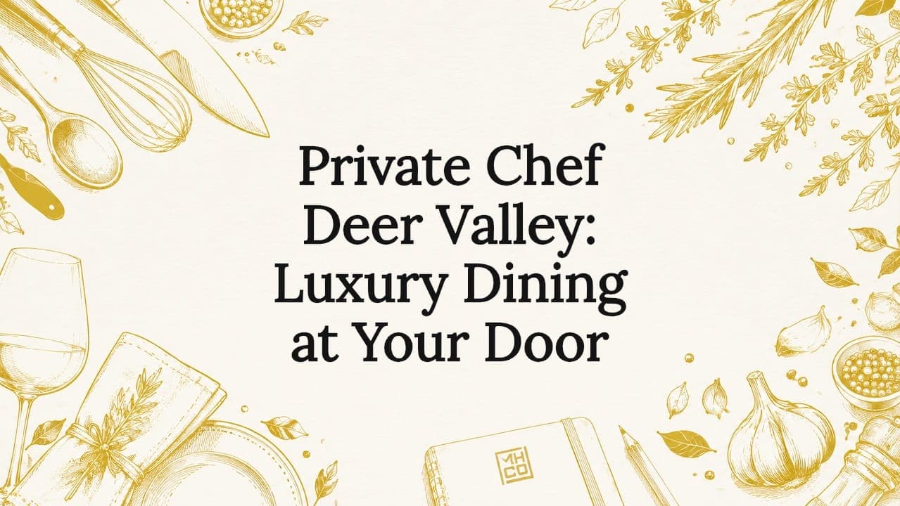 Private Chef Deer Valley: Luxury Dining at Your Door