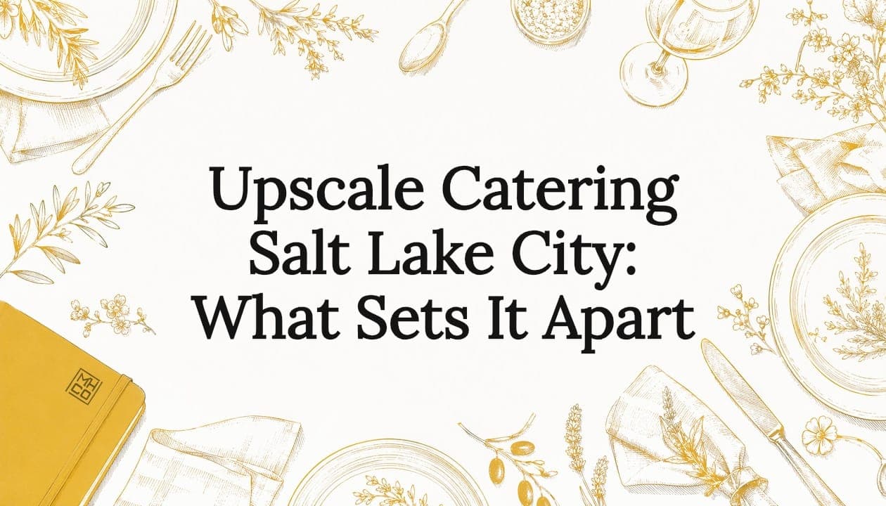 Upscale Catering Salt Lake City: What Sets It Apart