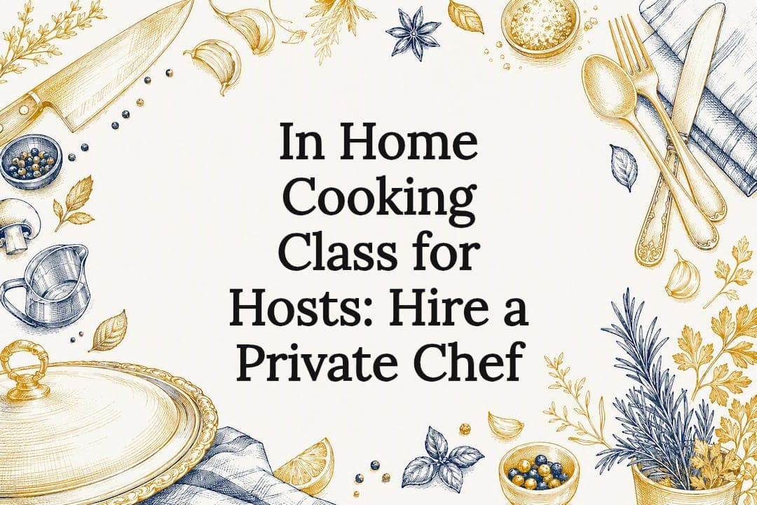 In Home Cooking Class for Hosts: Hire a Private Chef